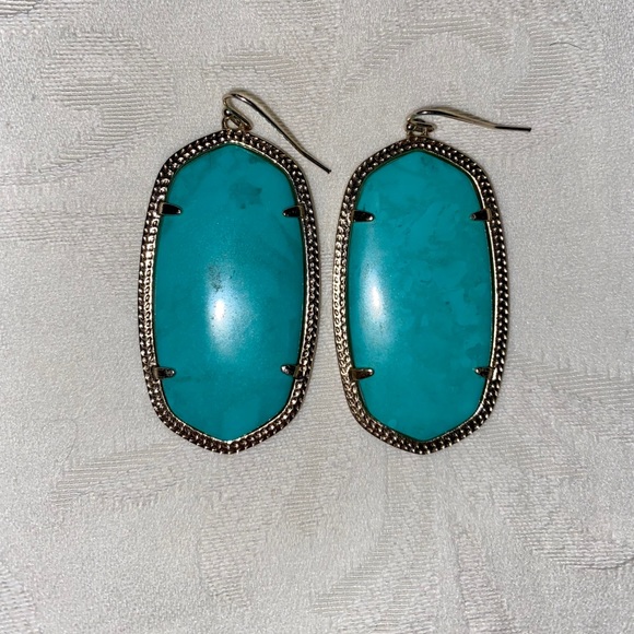 Kendra Scott Turquoise Danielle Earrings - Picture 3 of 5